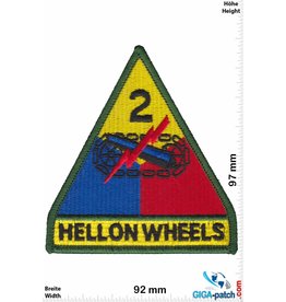 U.S. Army Hell on Wheels - The 2d Armored Division - color - HQ