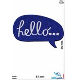 Fun hello - blue