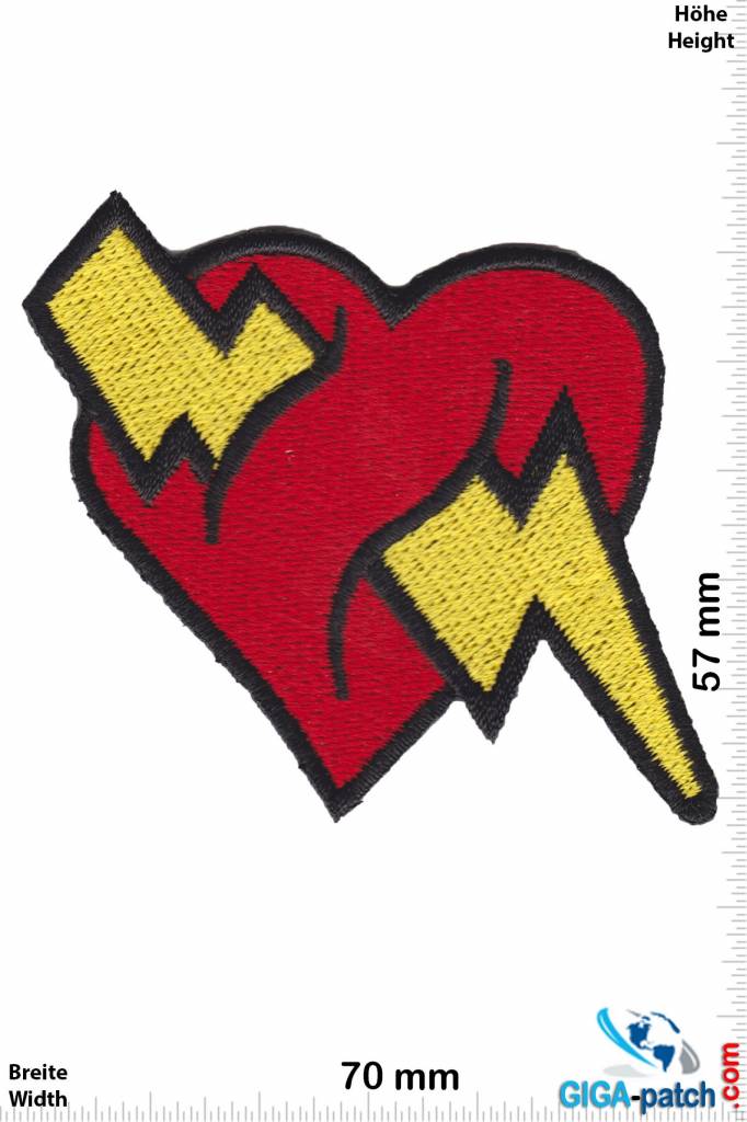 Fun Heart flash - red