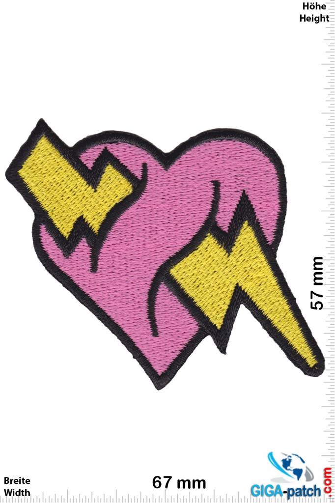 Fun Herz flash - Heart flash - pink