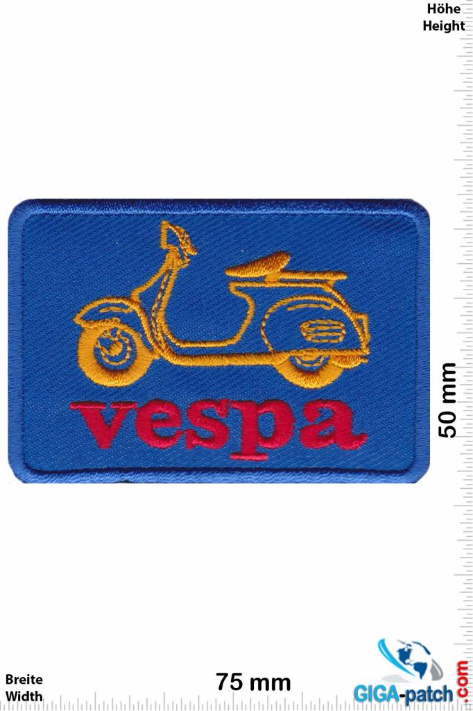 Vespa Vespa Roller - blue red gold