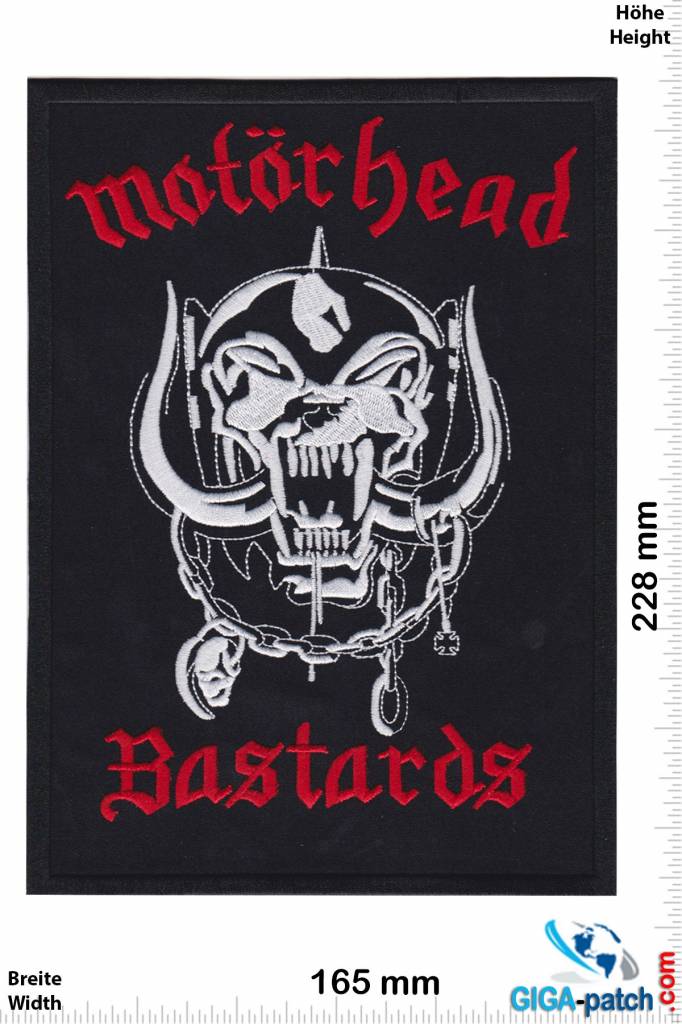 Motörhead Mot”rhead - Bastards  - 22 cm - BIG