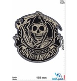 Sons of Anarchy  Sons of Anarchey - silvergold - 20 cm -BIG