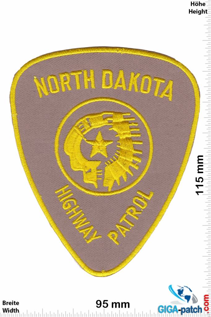 thumbnail image 2 of North Dakota Highway Patrol Collectible Patch – Full Size, New 2023 2 of 4