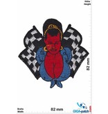 Coop Devil Race Girl - Chris Cooper - Coop Art