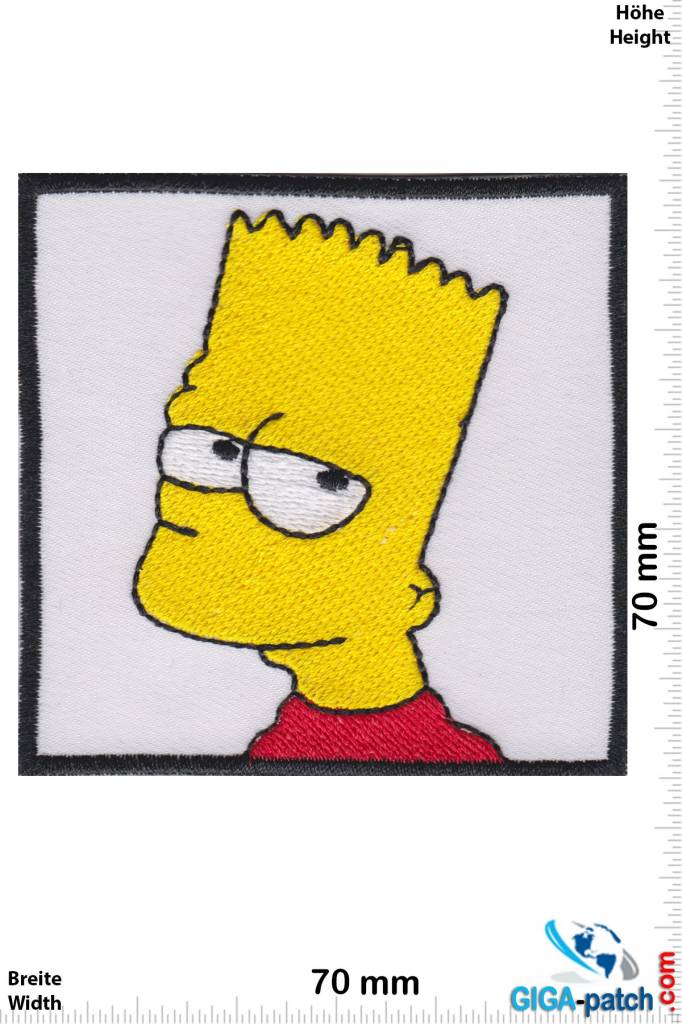 Simpson Bart Simpson  - Head - square