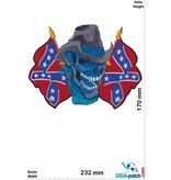 Cowboy Skull Cowboy - Flag-  23 cm