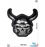 Skull Skull Head - Viking- 24 cm