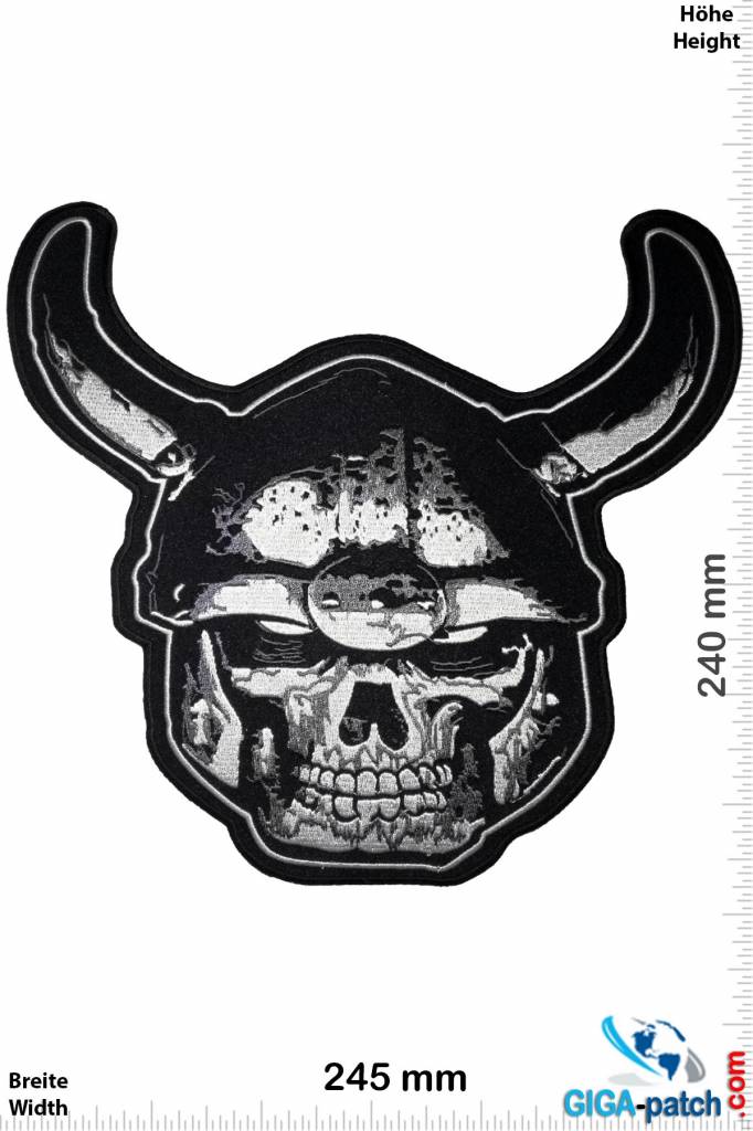 Skull Skull Head - Viking- 24 cm