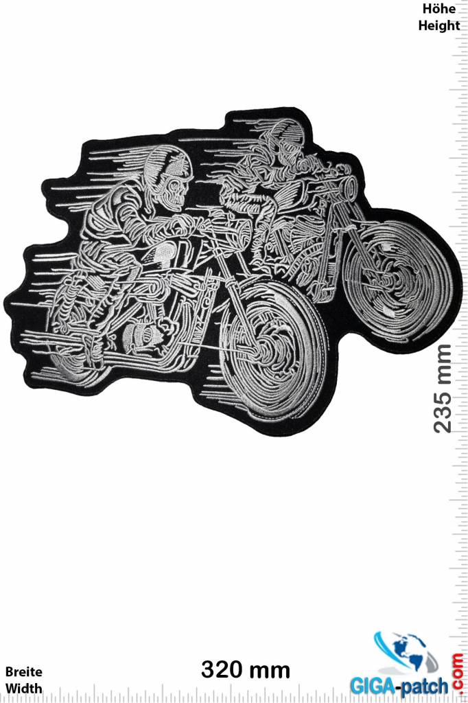 Cafe Racer  Cafe Racer - 2 Skull Biker- 32 cm