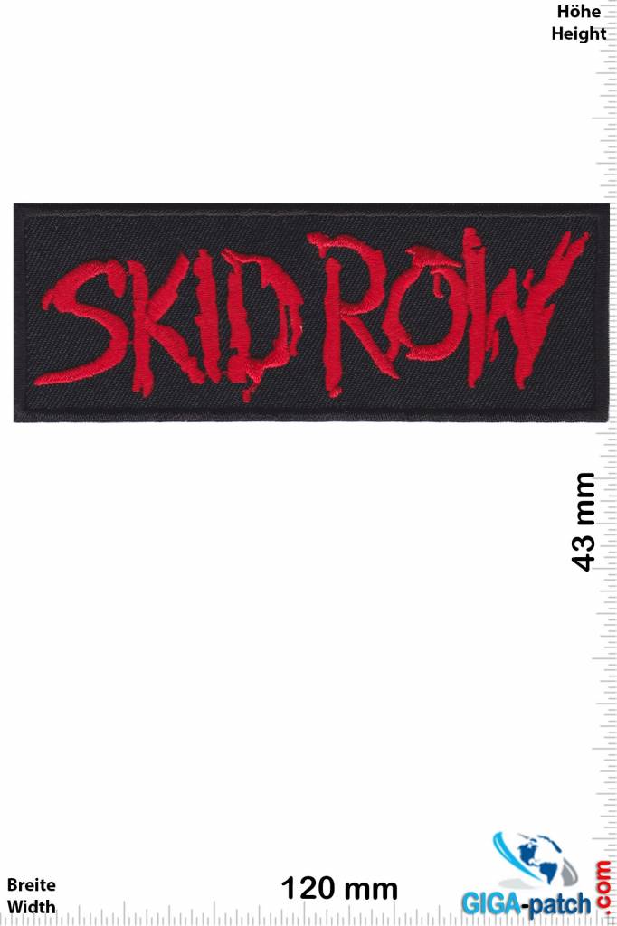 Skid Row  Skid Row - red - Hard-Rock-/Hair-Metal-Band