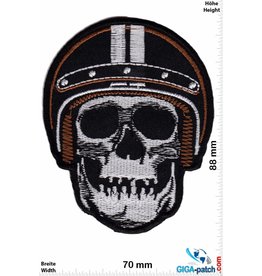 Cafe Racer Totenkopf Helm - Skull Helmet - Cafe Racer