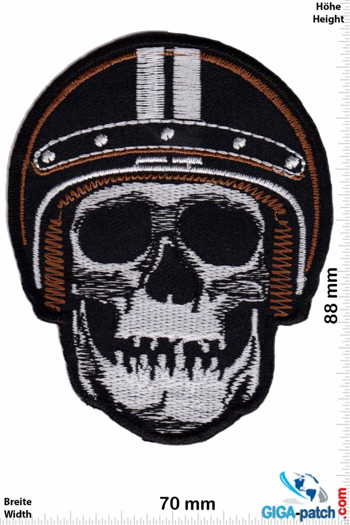 Cafe Racer Totenkopf Helm - Skull Helmet - Cafe Racer