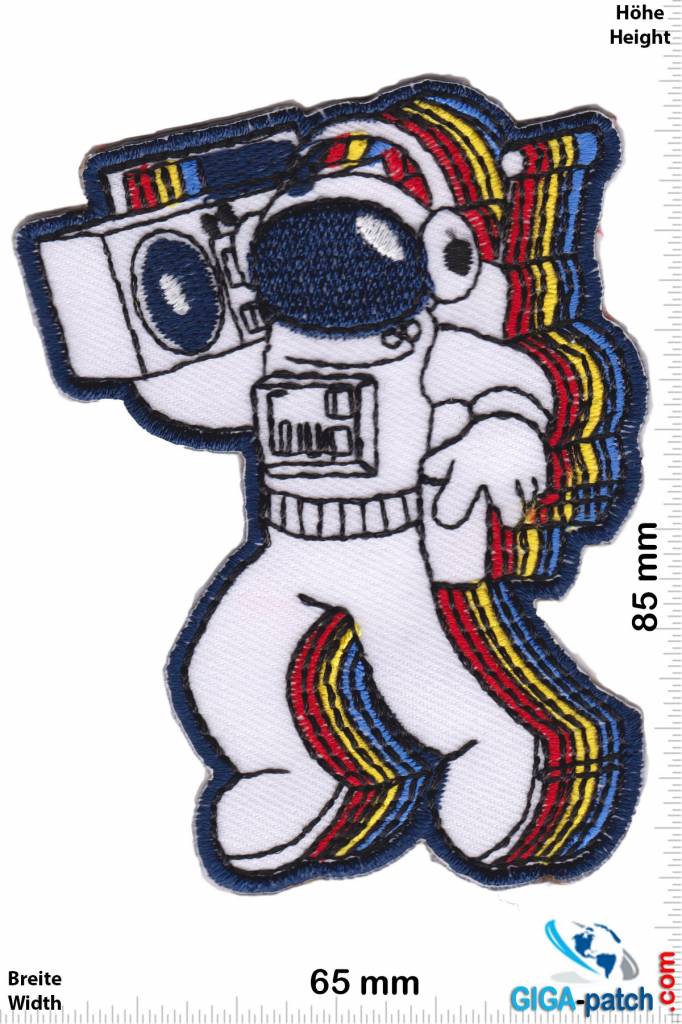 Nasa Funny Spaceman - Astronaut - Ghettoblaster