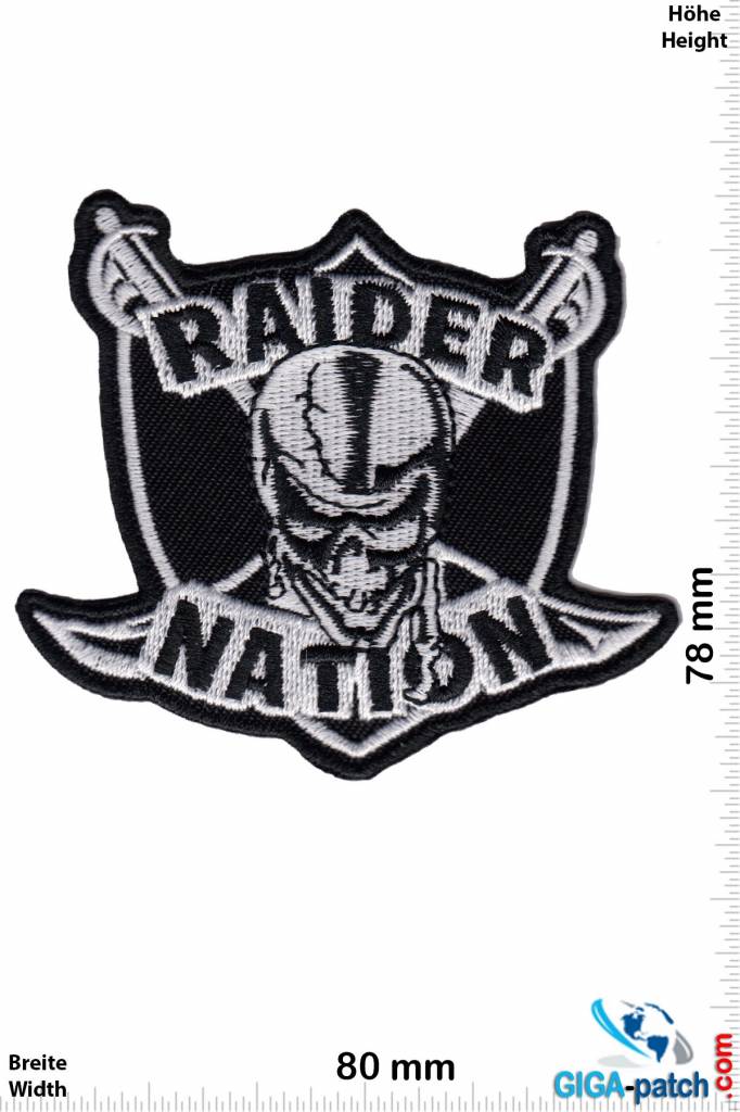 Oakland Raiders - Patch - Back Patches