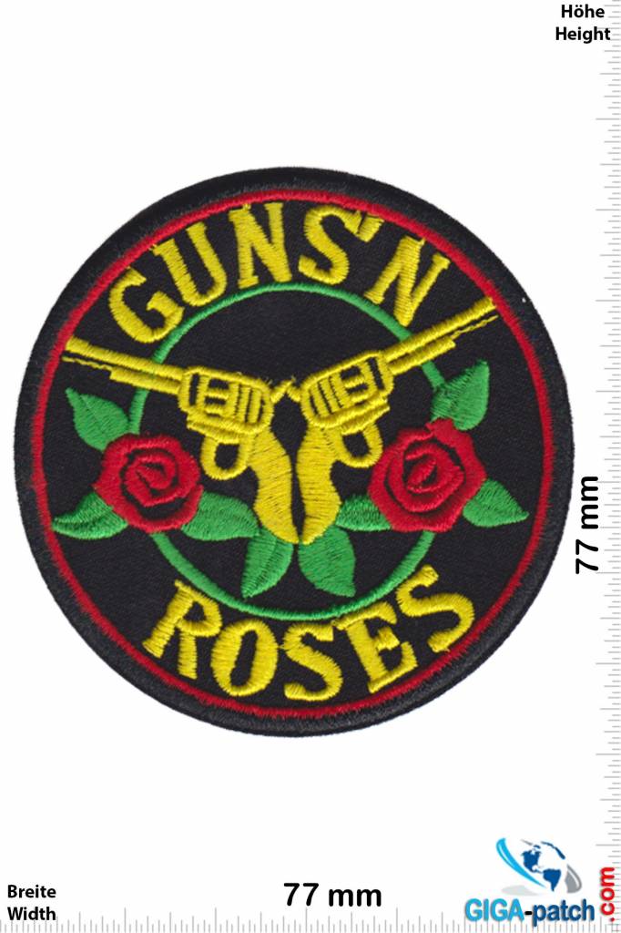 Guns n Roses Guns n' Roses - Revolver - round - black