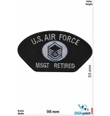 U.S. Air Force U.S. Air Force MSGT Retired - black