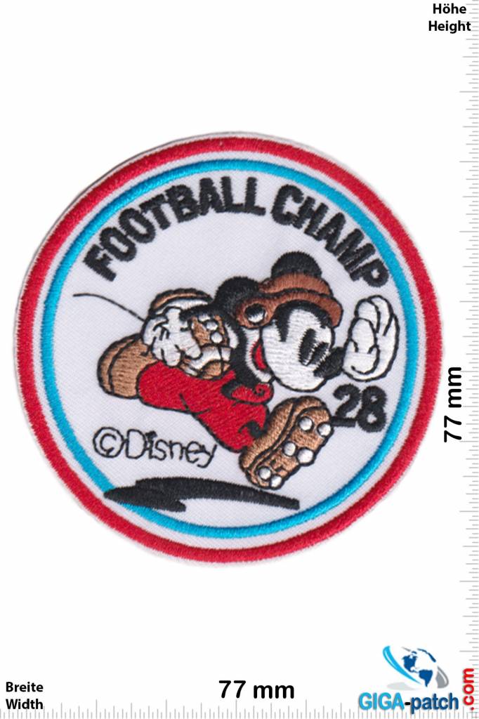 Mickey Mouse - Patch - Back Patches