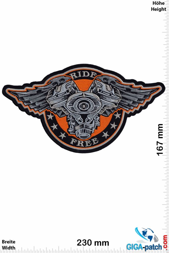 Biker Ride Free - V2 - 23 cm - BIG