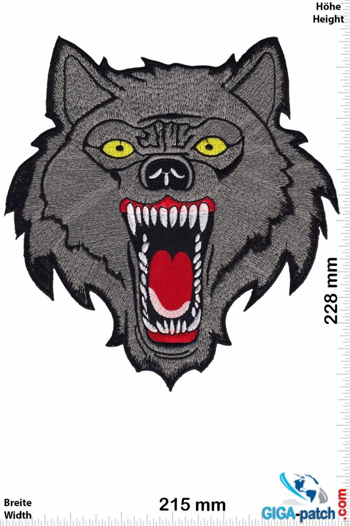 Wolf Lone Wolf - silver - 23 cm - BIG