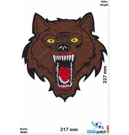 Wolf Lone Wolf - braun - 23 cm - BIG