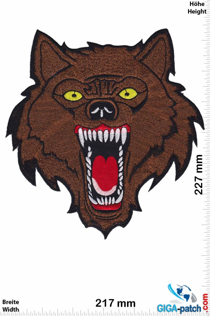 Wolf Lone Wolf - brown - 23 cm - BIG