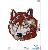 Wolf Lone Wolf - brown silver - 23 cm - BIG