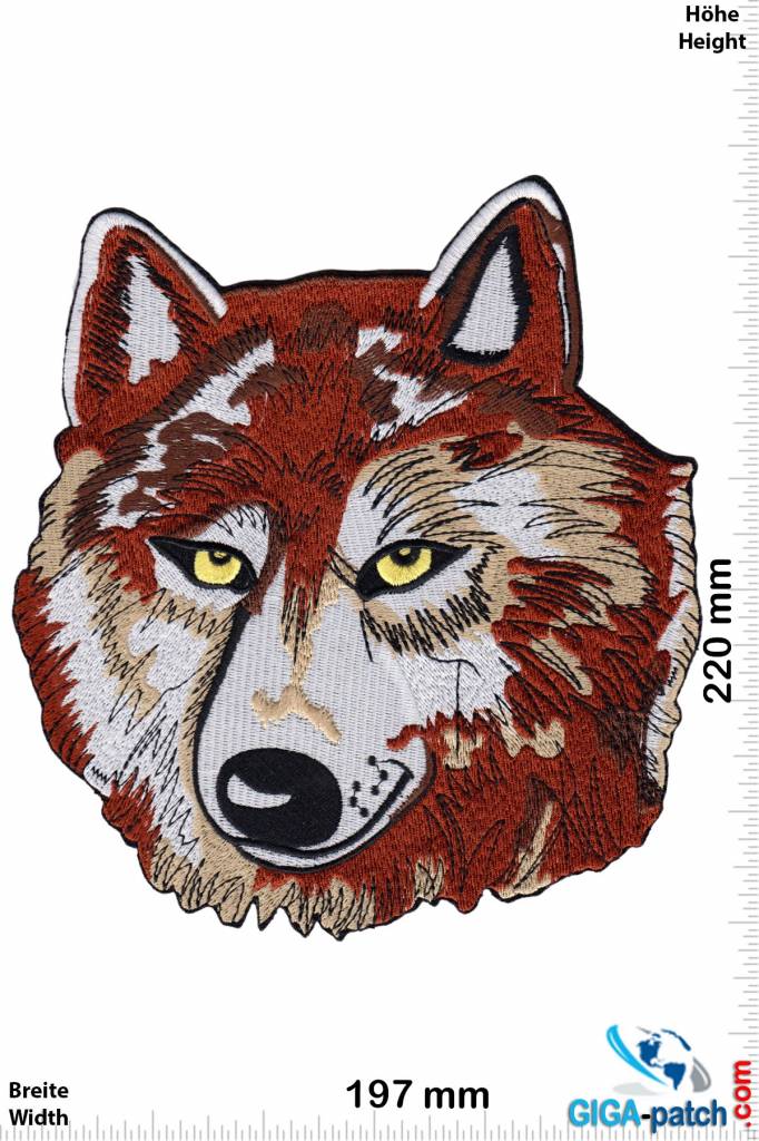 Wolf Lone Wolf - braun silber - 23 cm - BIG