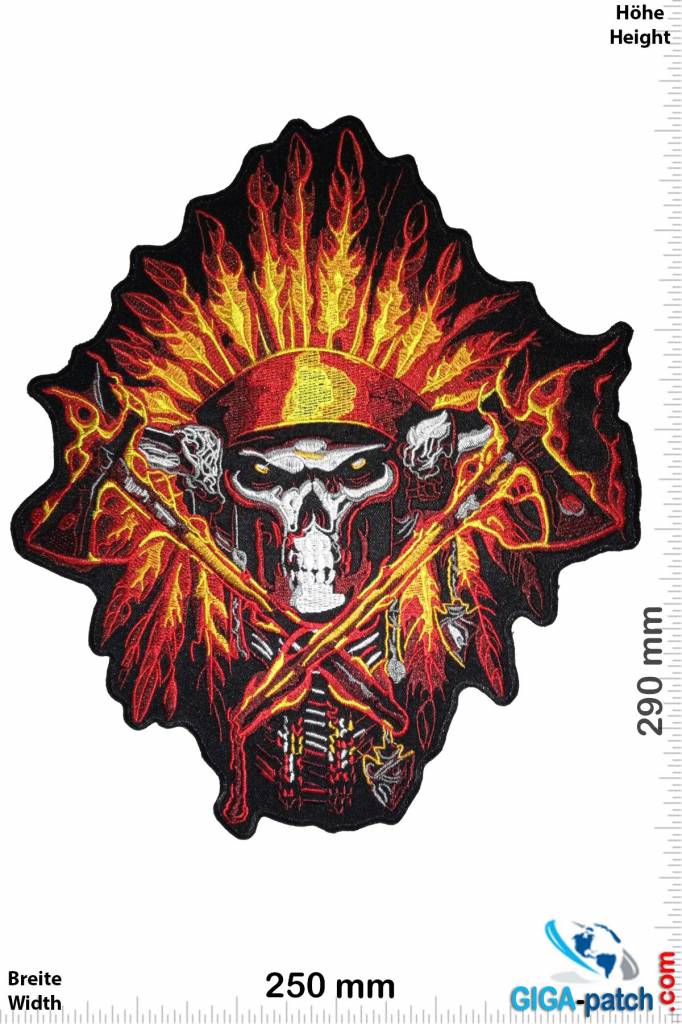 Indian Skull Indian Chief - 29 cm - BIG