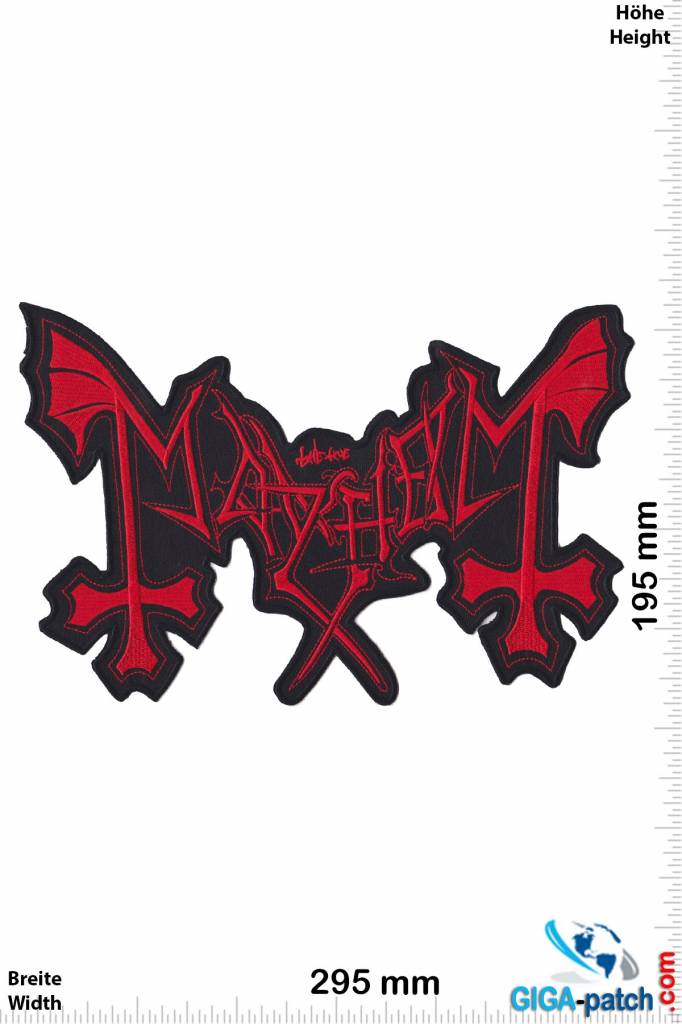 Mayhem - Patch - Back Patches - Patch Keychains Stickers -  -  Biggest Patch Shop worldwide