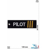 Pilot Pilot - 3 Streifen - bronze - doppelseitig - Waschbar