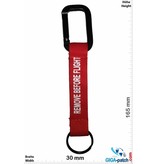 Karabiner, Carabiner Remove before Flight - red  - Carabiner