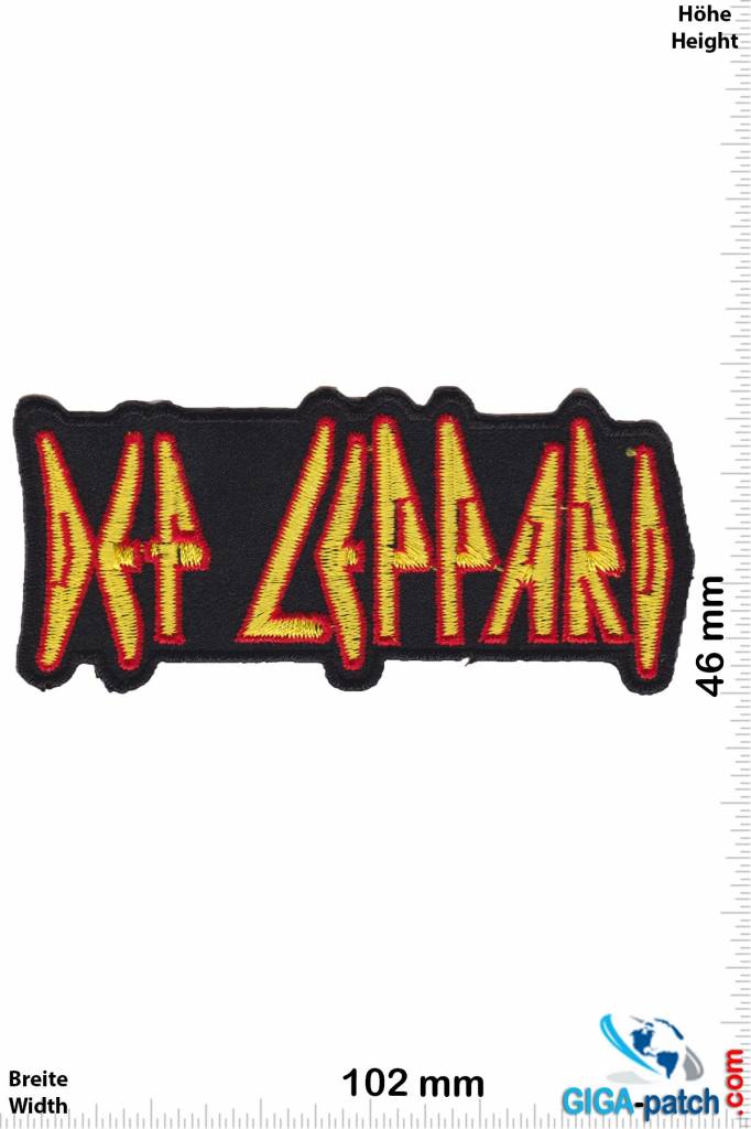 Def Leppard Def Leppard - Hard-Rock-Band -gold red