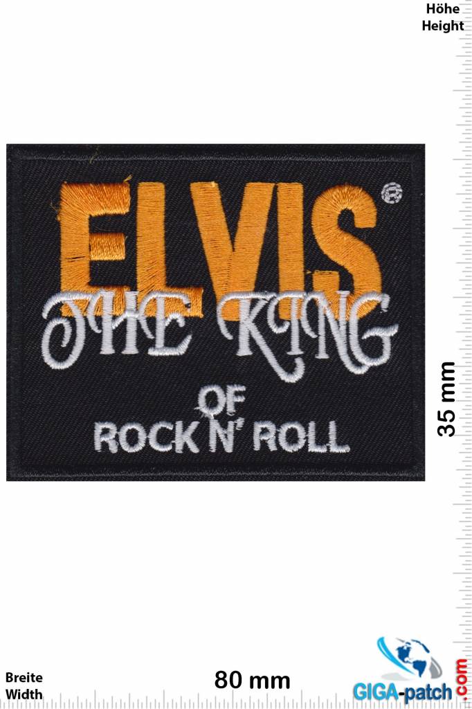 Rock And Roll Patch The King Patch The King Of Rock N Roll