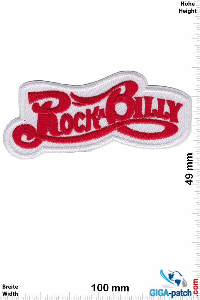 Rockabilly Rock a Billy -  white red