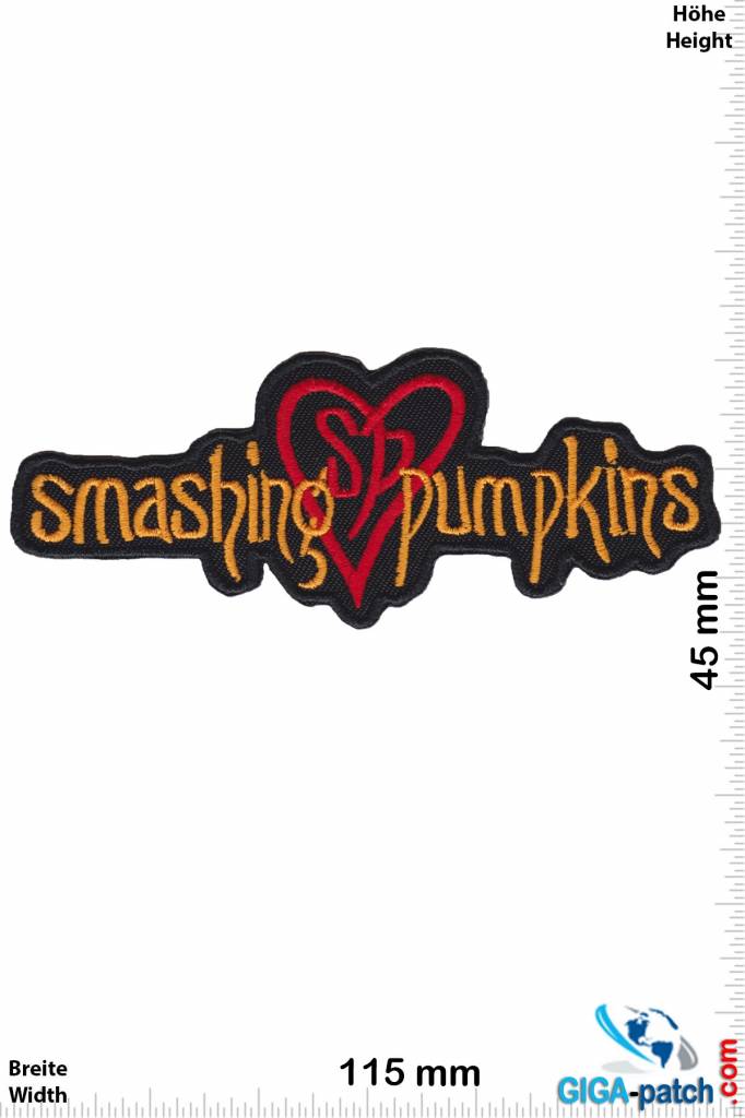 The Smashing Pumpkins The Smashing Pumpkins - red gold -  Alternative-Rock-Band - Patch Keychains Stickers  - Biggest  Patch Shop worldwide