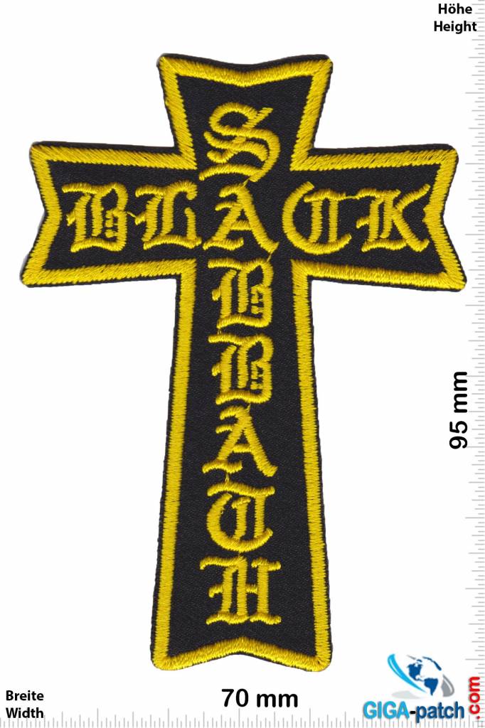 Black Sabbath Black Sabbath -  Cross -crucifix - gold