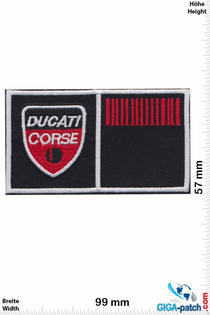 Ducati Ducati Corse - black - Aufnäher Shop / Patch - Shop - größter ...