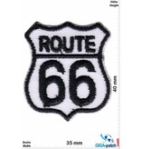 Route 66 ROUTE 66  - small - black white - 2er  Set !