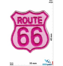 Route 66 ROUTE 66  - small - pink - 2er  Set !