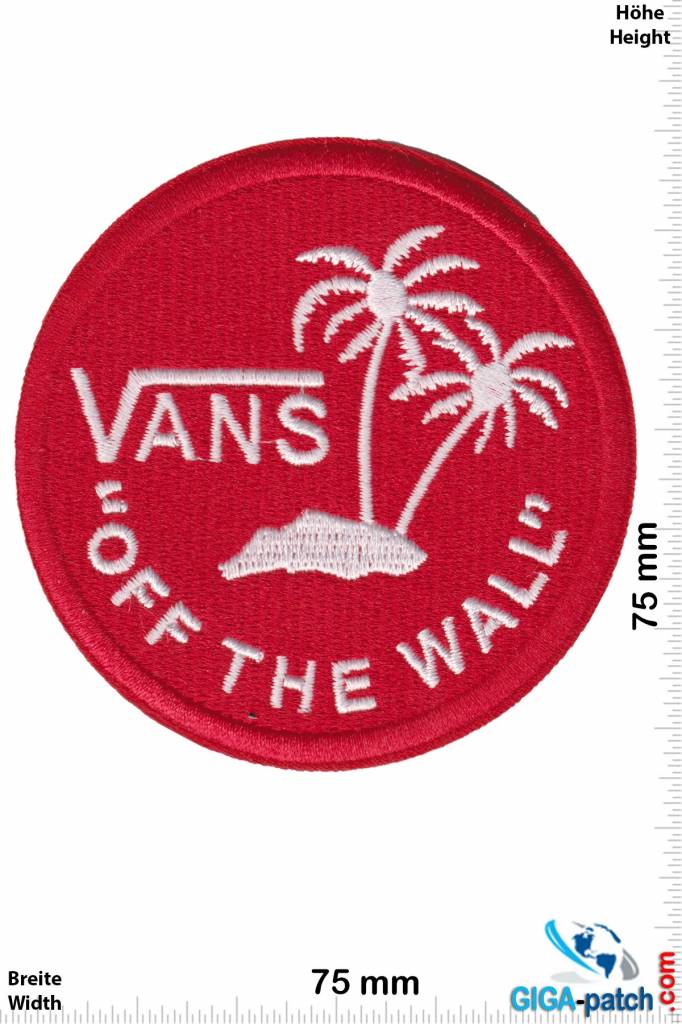 off the wall red vans