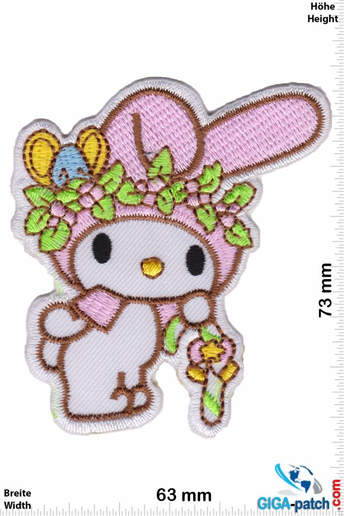 Hase Cute Rabbit - Flower