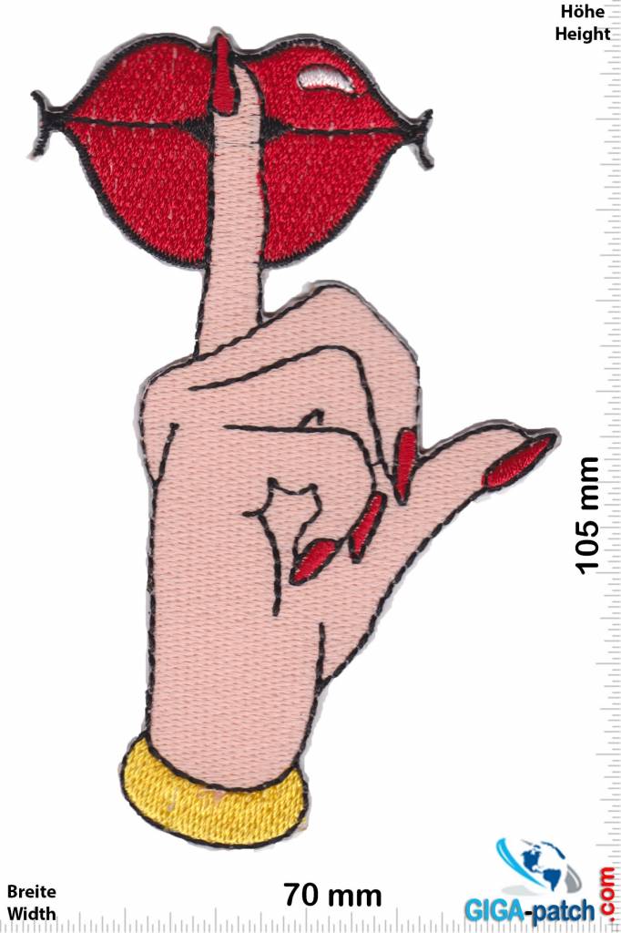 Fun Psst - Silence - Kussmund