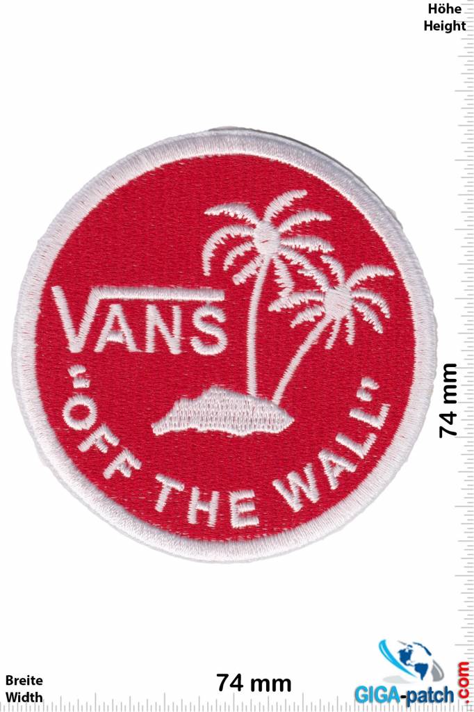 Vans "Vans ""OFF THE WALL"" - round - red white - HQ