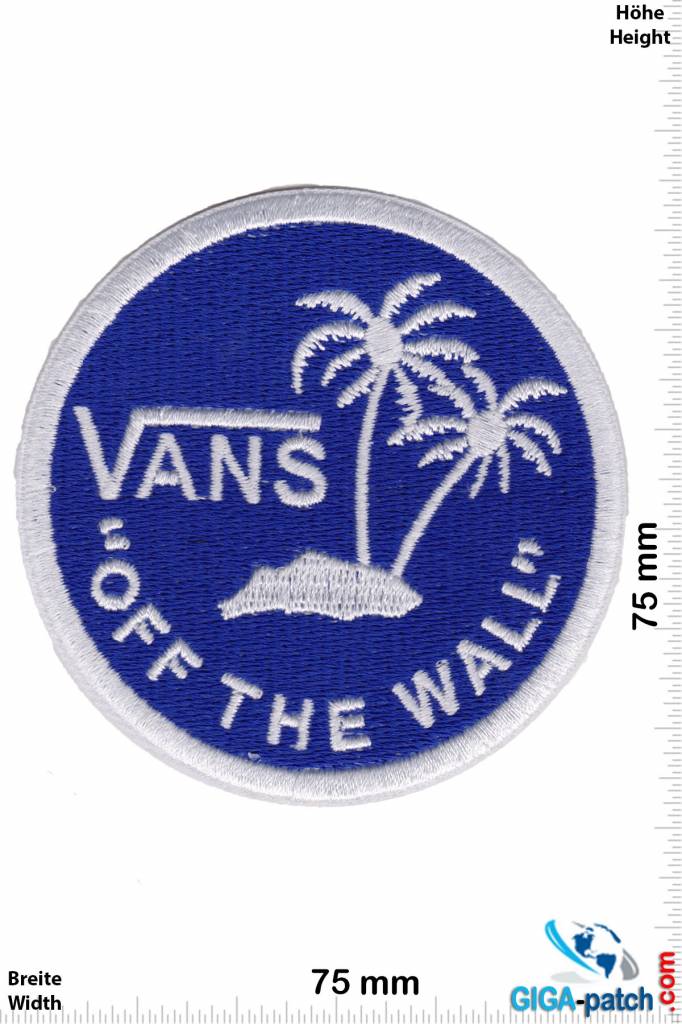 Vans "Vans ""OFF THE WALL"" - round - blue white - HQ