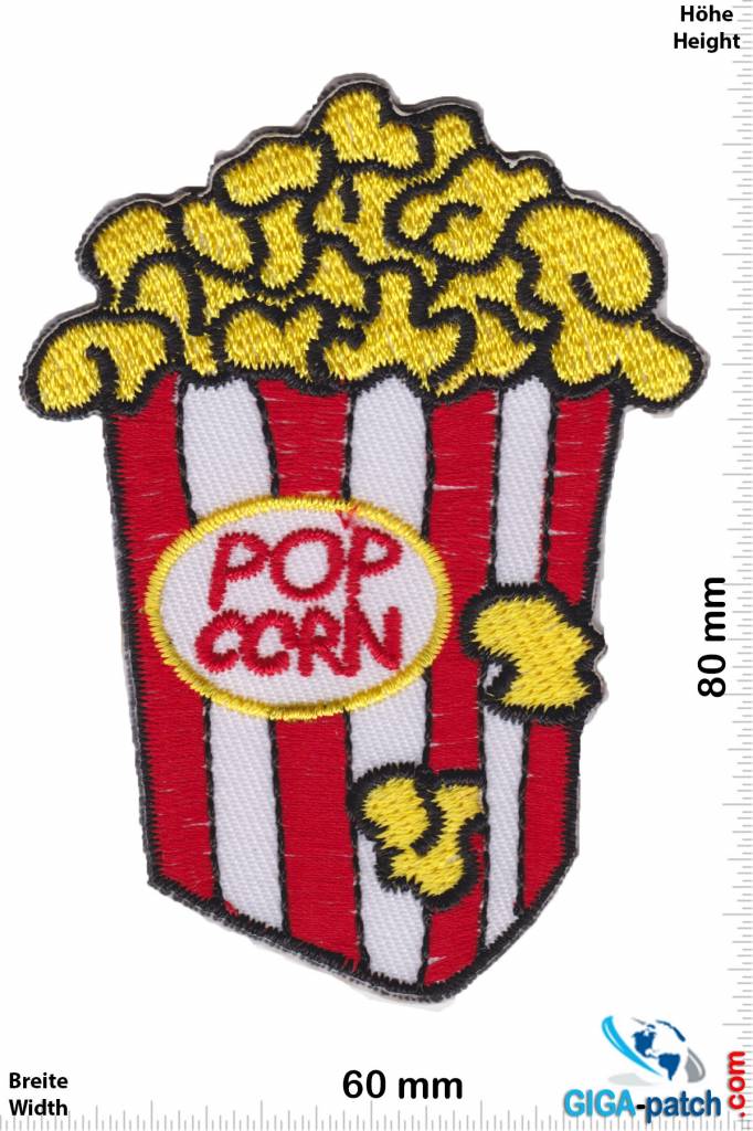 Fun Pop Corn - red white