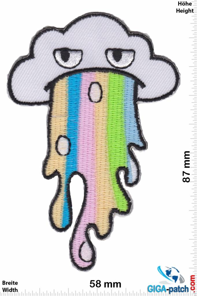 Fun Rainbow puke - cloud
