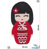 Geisha  - Japan Cartoon - red