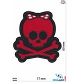 Totenkopf Skull - Girl Lady - red