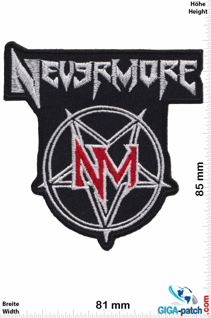 Nevermore Nevermore - silber red - US-Metal-Band- HQ